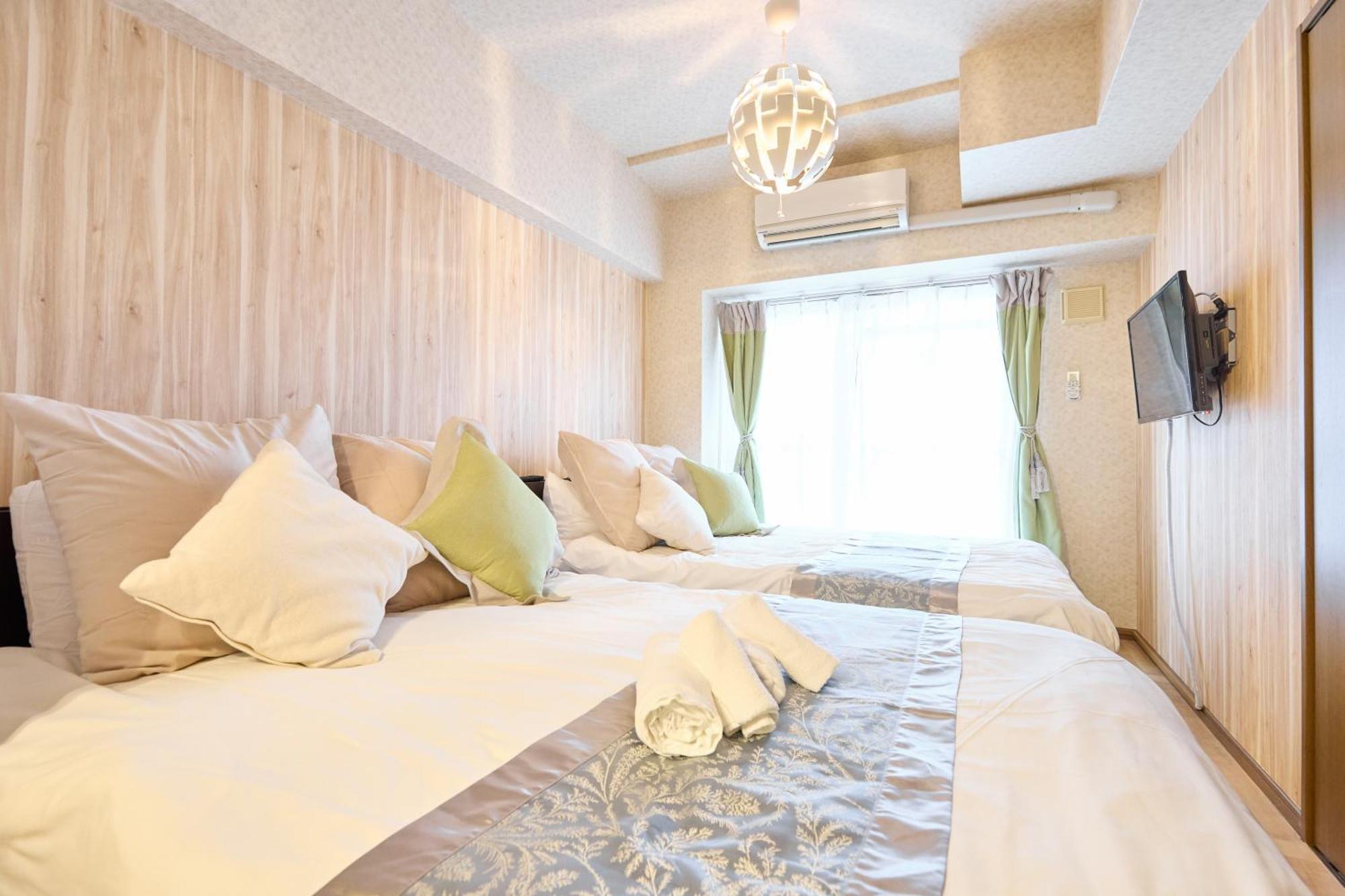 Apartemen なんば各駅徒歩圏内 団体予約可能 Groundcourt難波 心斎橋 道頓堀 黒門市場 Osaka